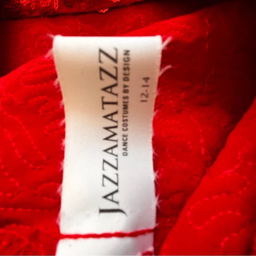 Jazzamatazz Red Sequin Vest - Picture 6 of 7